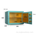 Blue Color Mini Safes Hotel Safe Security Box